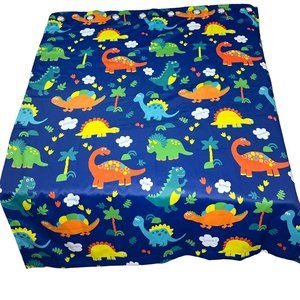 Dinosaur Grommet Curtain Panel Animated Youth Kids Toddler Room Decor 4 Panels